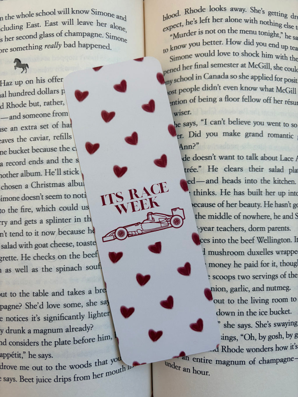 It’s Race Week Bookmark