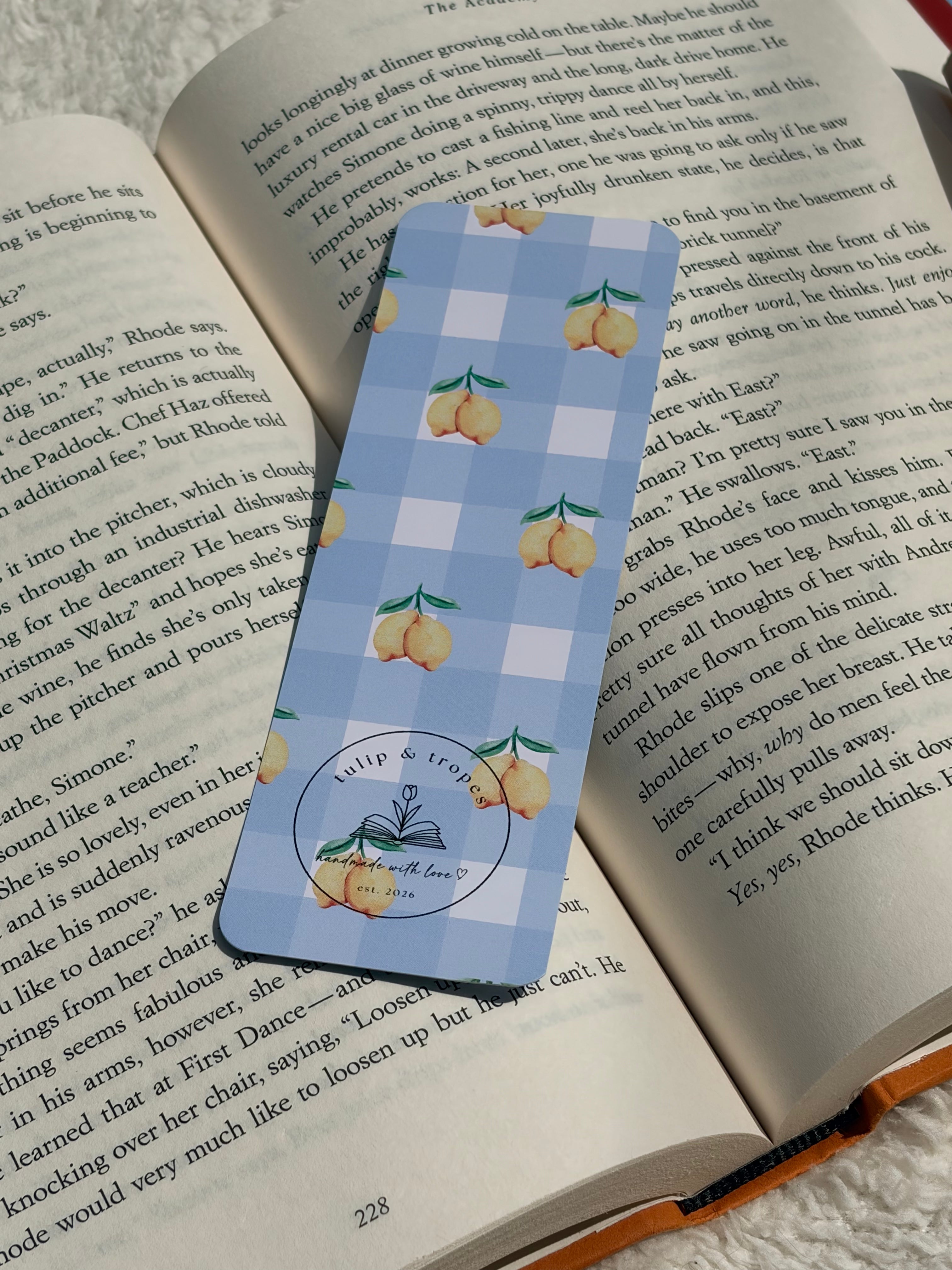 Italian Lemon Bookmark