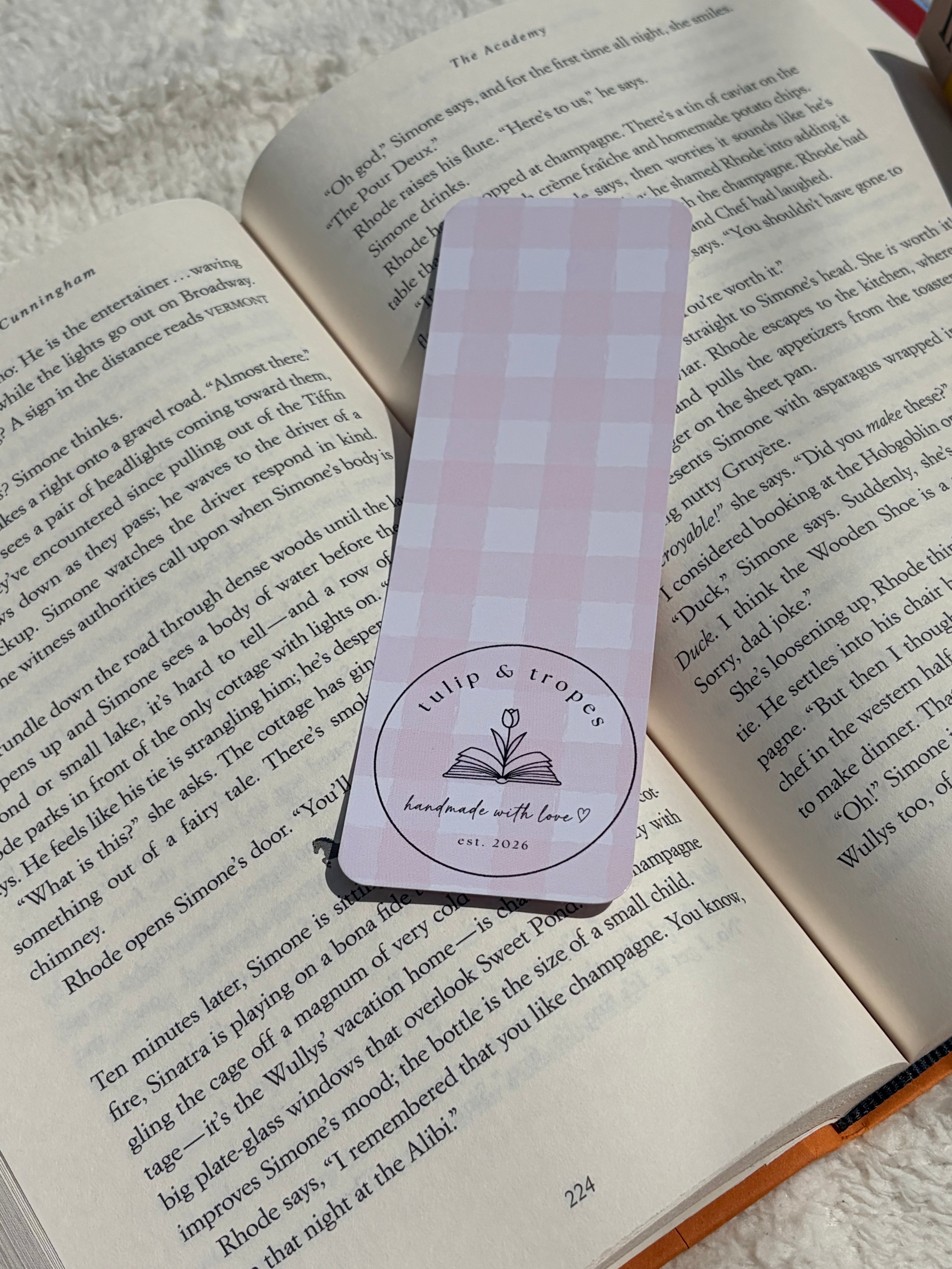 Strawberry Lemon Bookmark