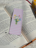 Floral Bookmark with Butterflies
