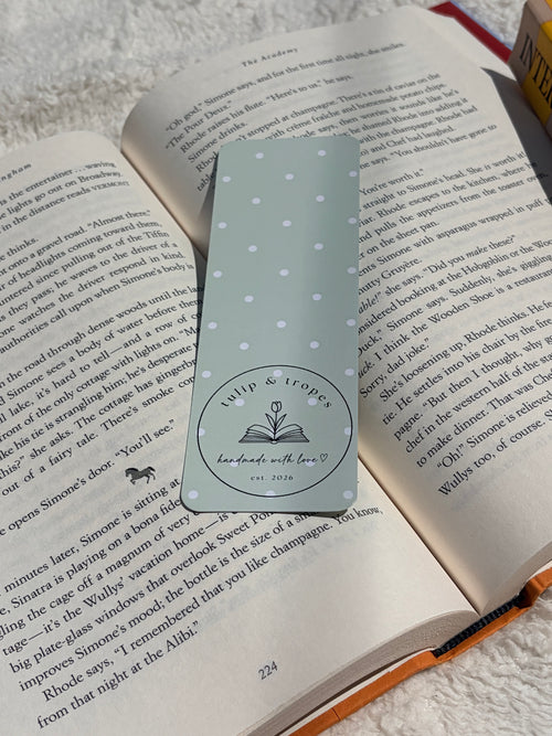 Bee Floral Bookmark