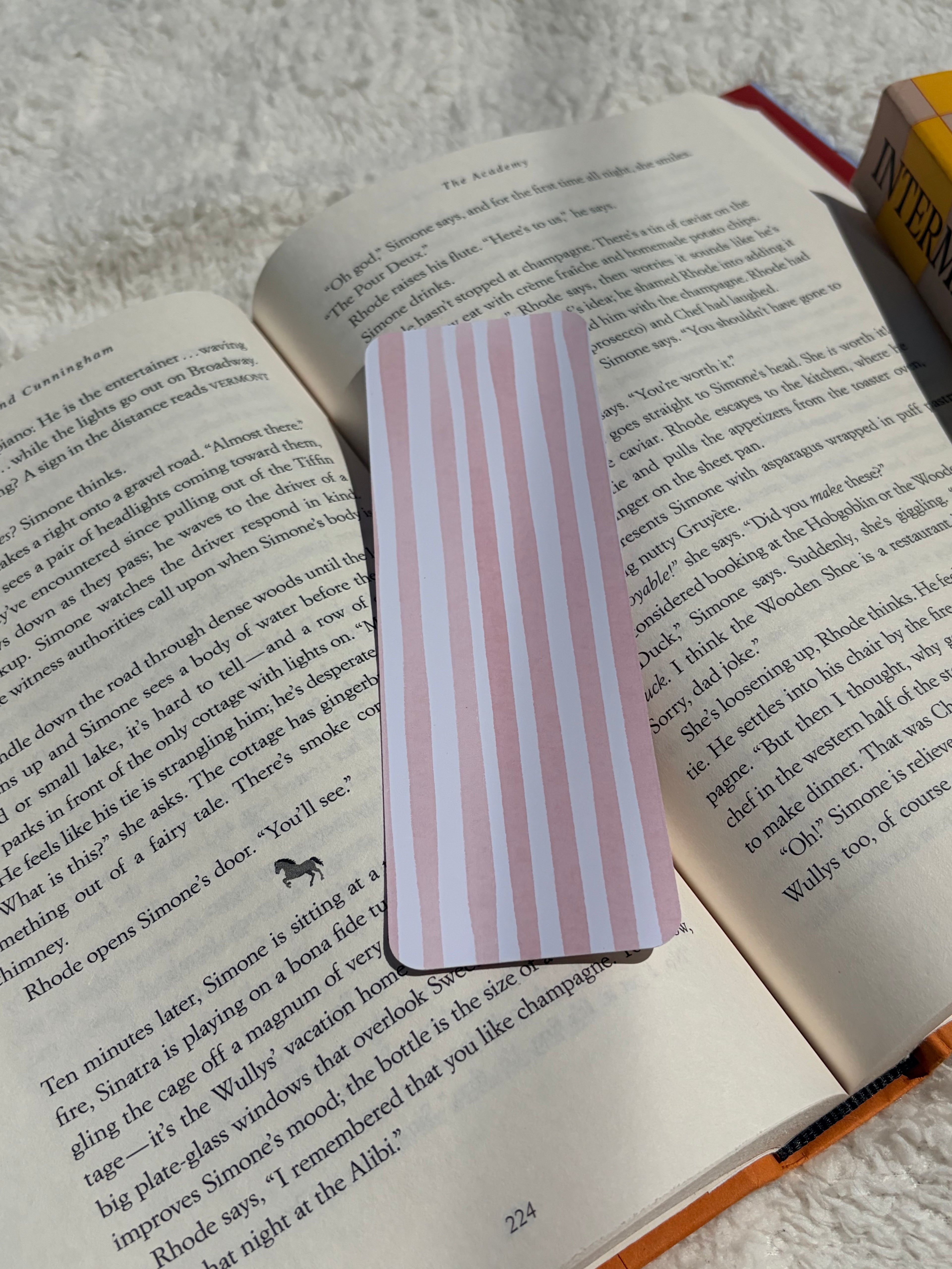 Pink Bow Bookmark
